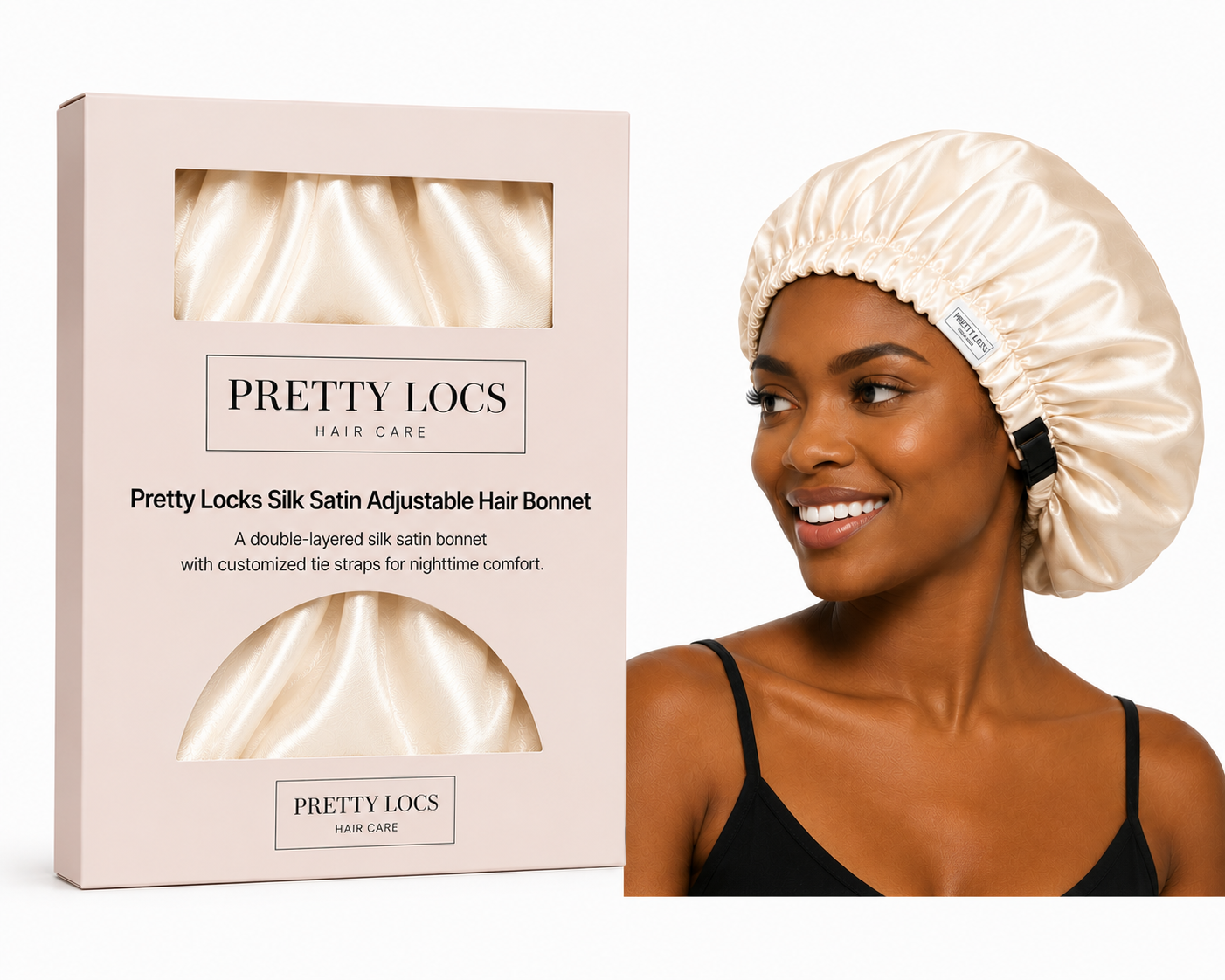 Silk Satin Hair Bonnet (Color Options)