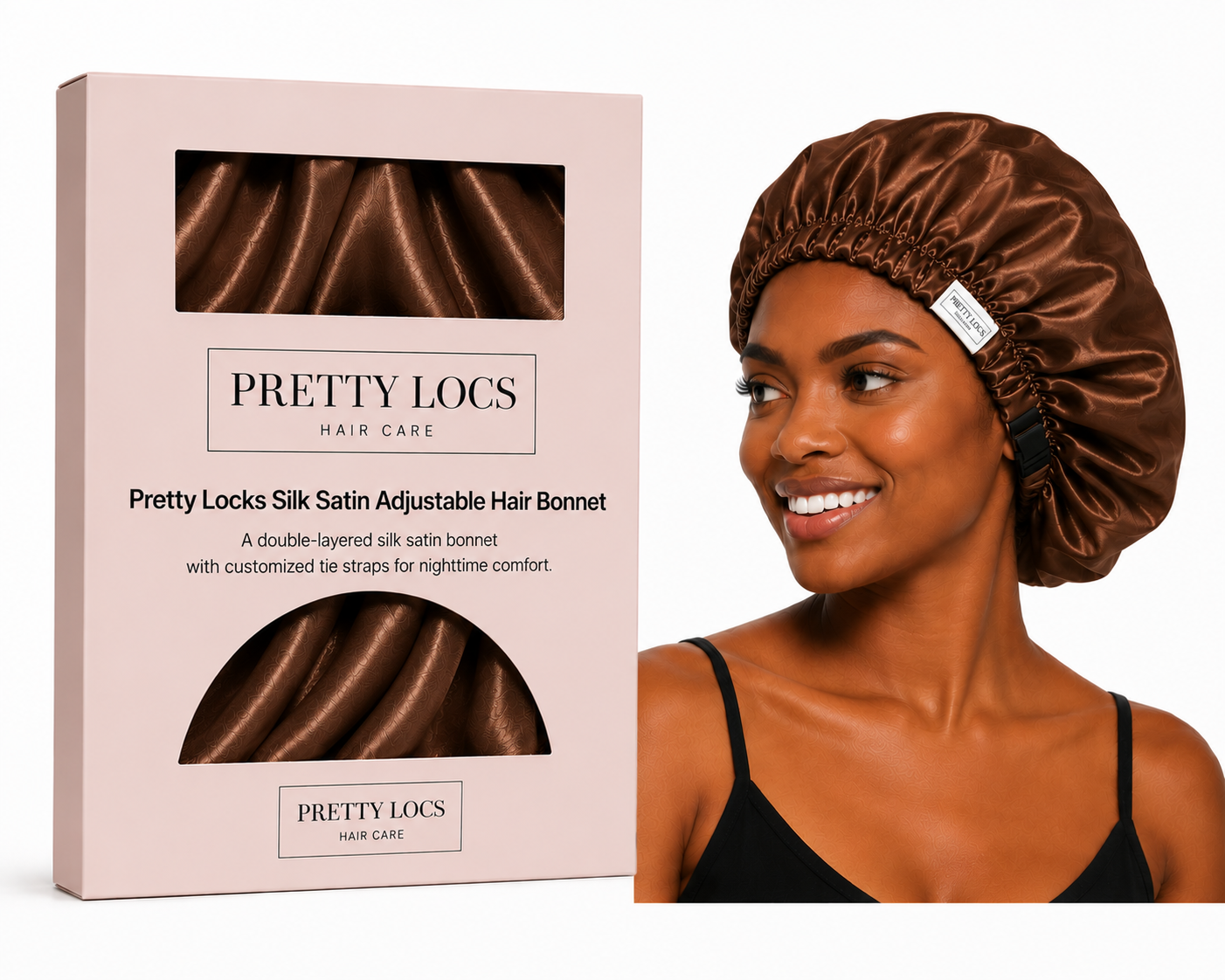 Silk Satin Hair Bonnet (Color Options)