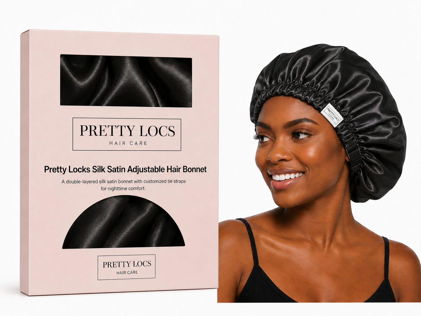 Silk Satin Hair Bonnet (Color Options)