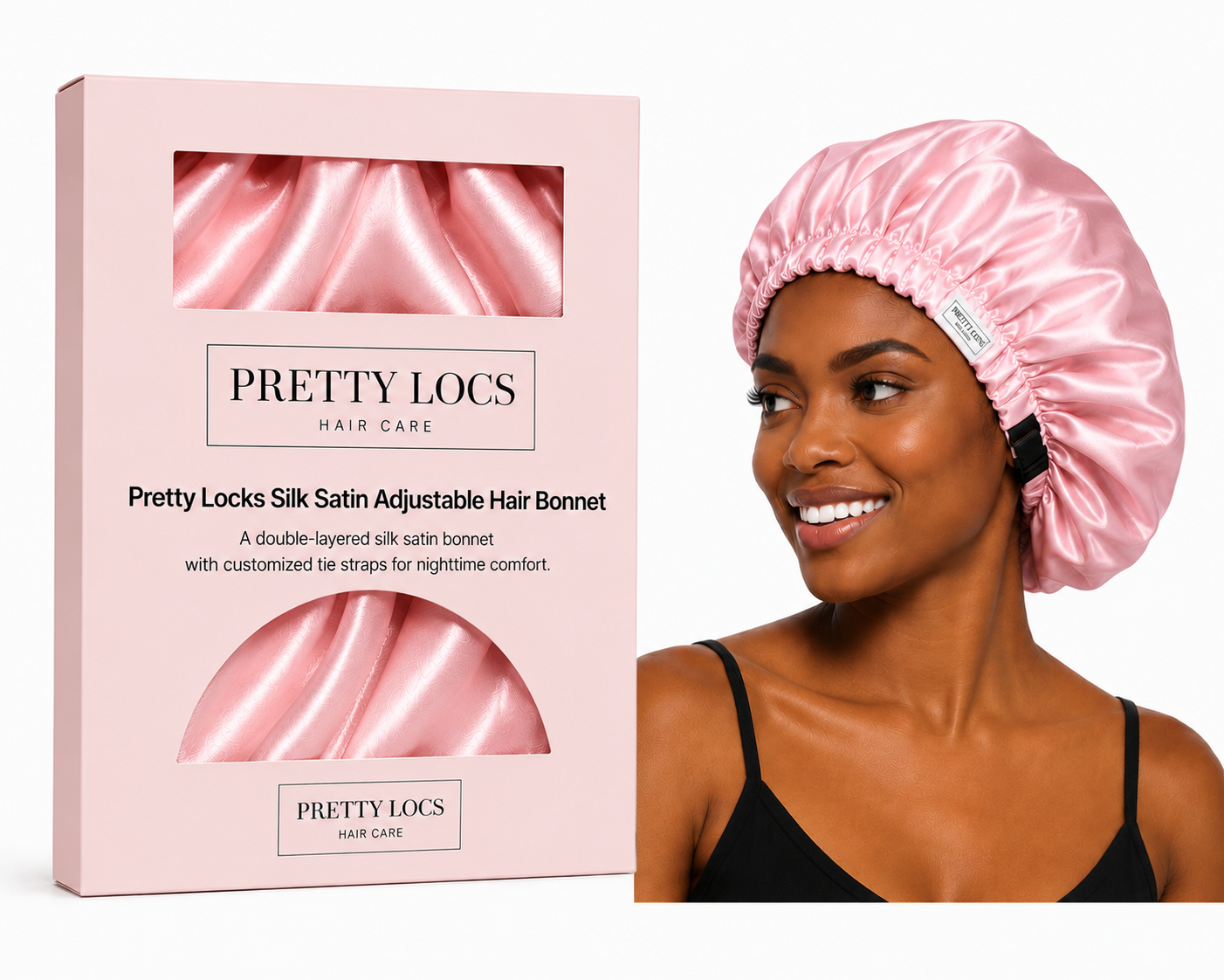 Silk Satin Hair Bonnet (Color Options)
