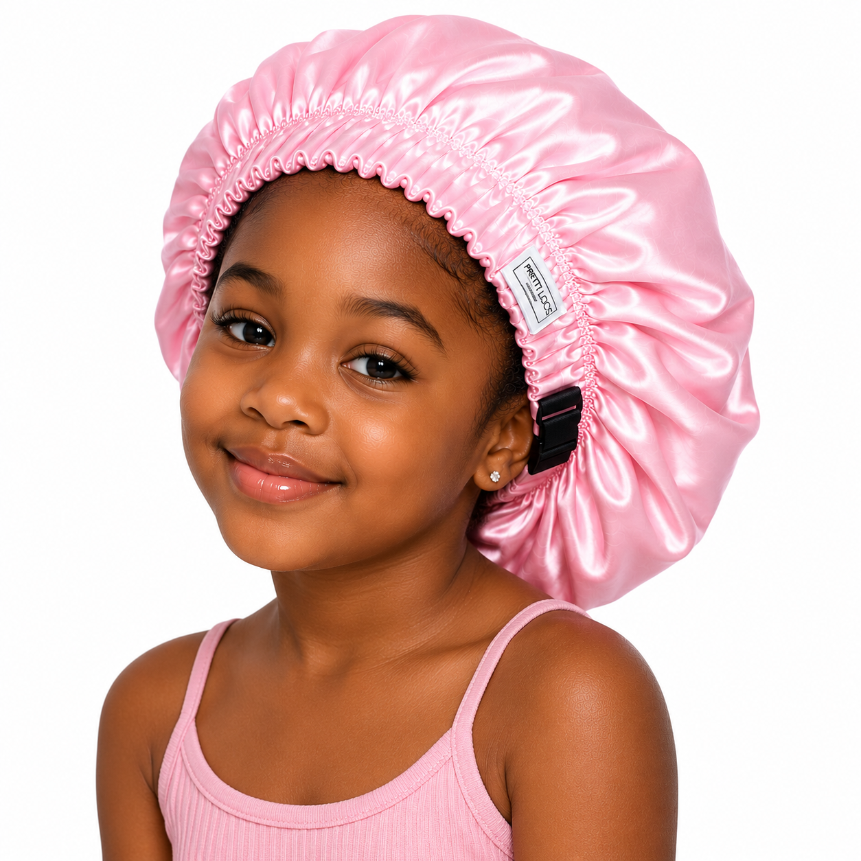 Kids Silk Satin Hair Bonnet (Color Options)