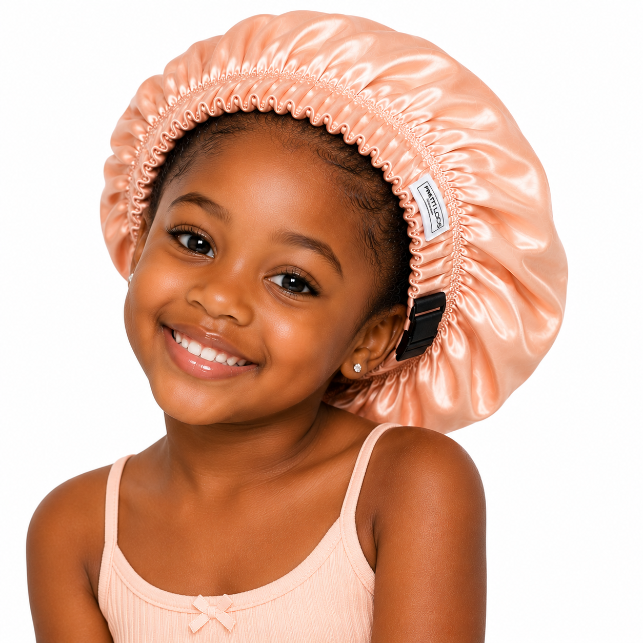 Kids Silk Satin Hair Bonnet (Color Options)